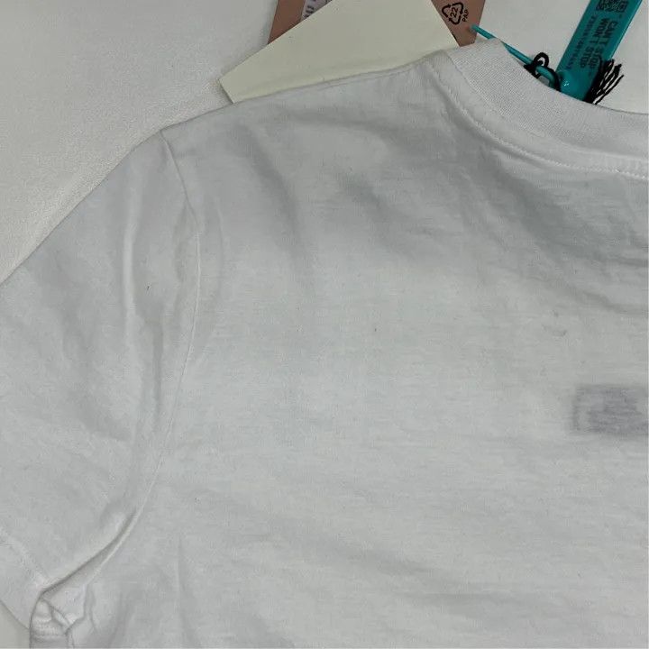 Miu Miu Miu Miu White Logo Embroidery Short Sleeve T-Shirt 0079 Size XS / US 0-2 / IT 36-38 - 8 Thumbnail