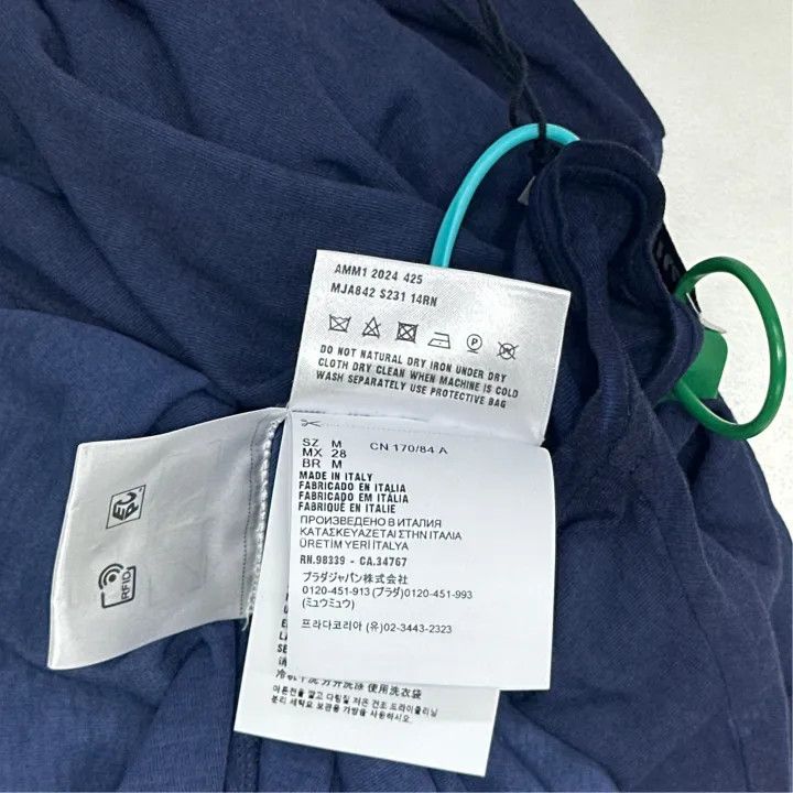 Miu Miu Miu Miu Blue Long Sleeve Slim Dress 0079 Size M / US 6-8 / IT 42-44 - 2 Thumbnail