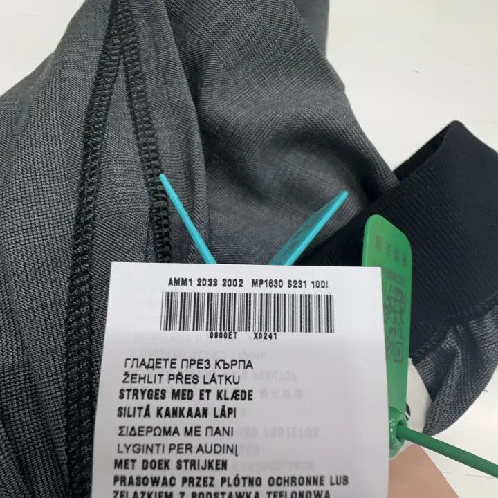 Miu Miu Miu Miu SS23 Striped Logo High-Waisted Pants 0079 Size 36" / US 14 / IT 50 - 4 Thumbnail
