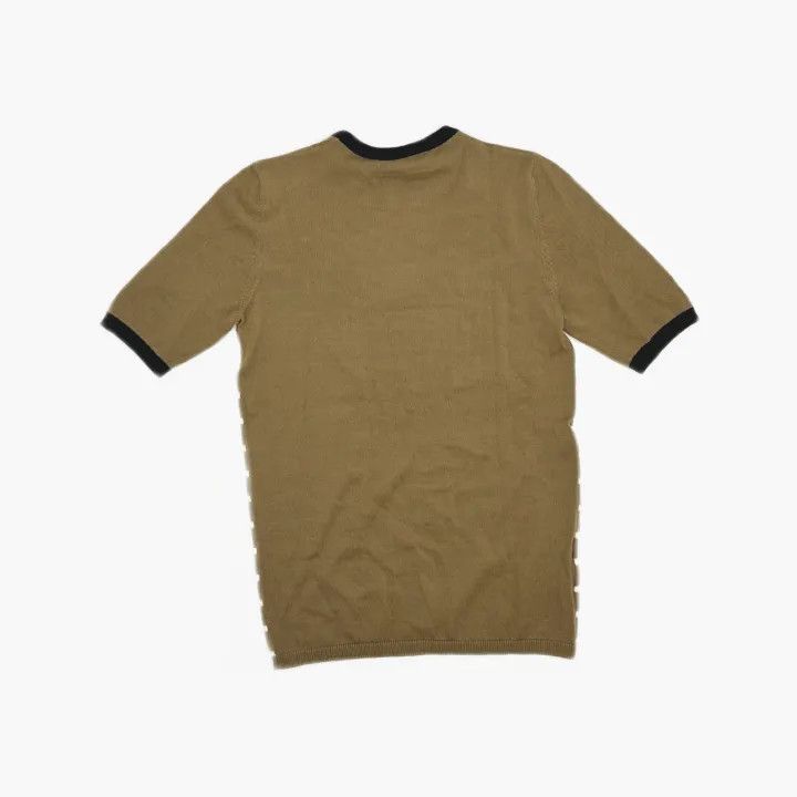 Miu Miu Miu Miu Striped Embroidered Knit T-Shirt 0079 Size M / US 6-8 / IT 42-44 - 3 Thumbnail