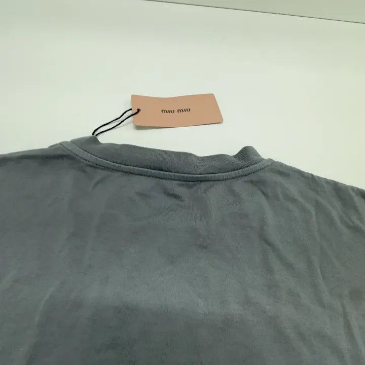 Miu Miu Miu Miu Logo Long Sleeve Casual T-Shirt 0079 Size XS / US 0-2 / IT 36-38 - 12 Thumbnail