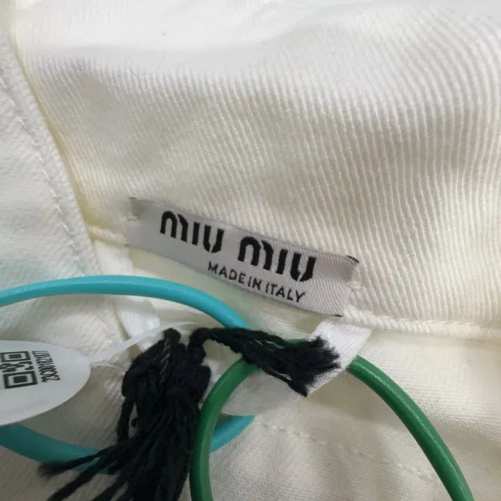 Miu Miu Miu Miu FW21 Oversized Denim Jacket for Women 0079 Size M / US 6-8 / IT 42-44 - 2 Thumbnail