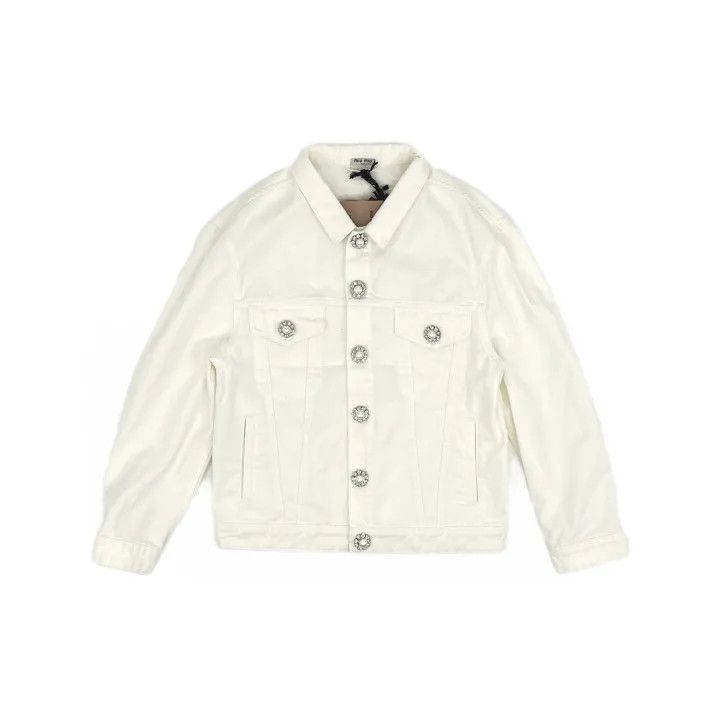 Miu Miu Miu Miu Oversized Denim Jacket for Women 0079 Size M / US 6-8 / IT 42-44 - 2 Thumbnail