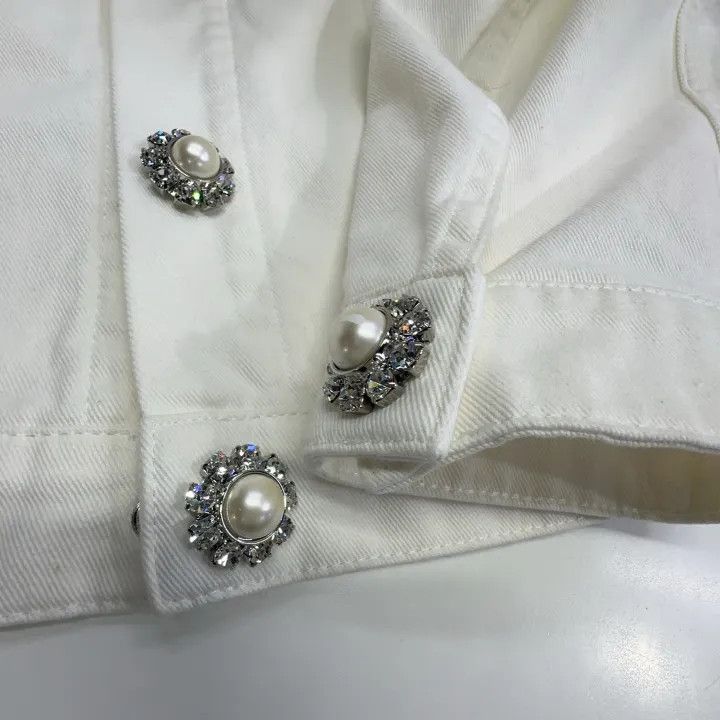 Miu Miu Miu Miu Oversized Denim Jacket for Women 0079 Size M / US 6-8 / IT 42-44 - 8 Thumbnail