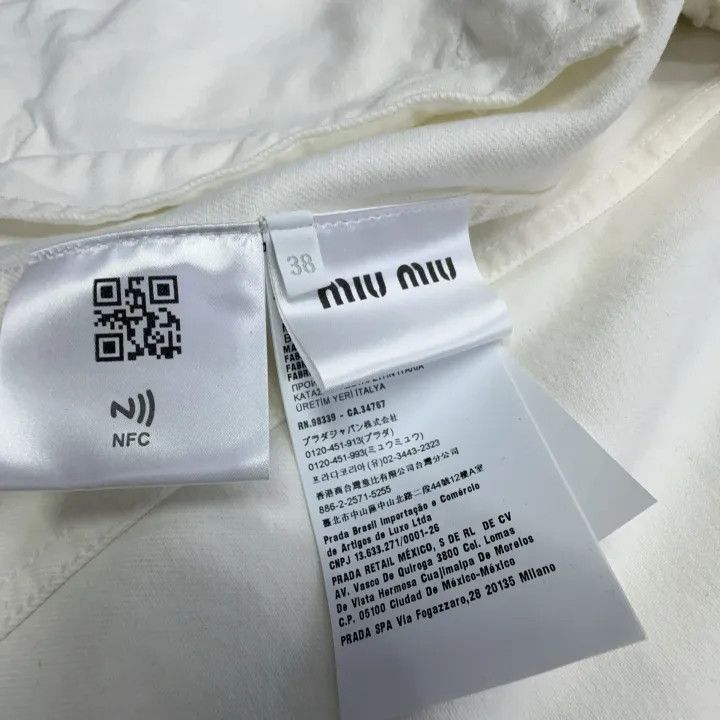 Miu Miu Miu Miu Oversized Denim Jacket for Women 0079 Size M / US 6-8 / IT 42-44 - 5 Thumbnail