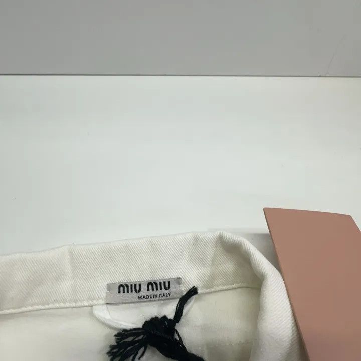 Miu Miu Miu Miu Oversized Denim Jacket for Women 0079 Size M / US 6-8 / IT 42-44 - 4 Thumbnail