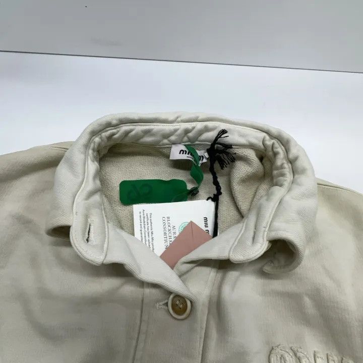 Miu Miu Miu Miu Logo Print Casual Jacket for Women 0079 Size M / US 6-8 / IT 42-44 - 8 Thumbnail