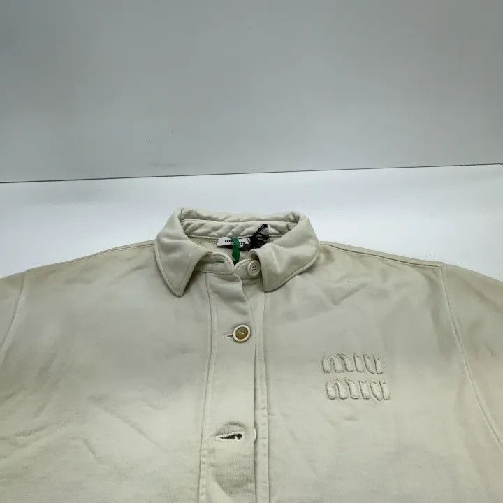 Miu Miu Miu Miu Logo Print Casual Jacket for Women 0079 Size M / US 6-8 / IT 42-44 - 9 Thumbnail