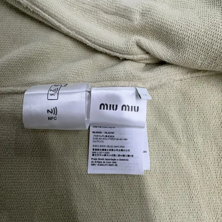 Miu Miu Miu Miu Logo Print Casual Jacket for Women 0079 Size M / US 6-8 / IT 42-44 - 7 Thumbnail