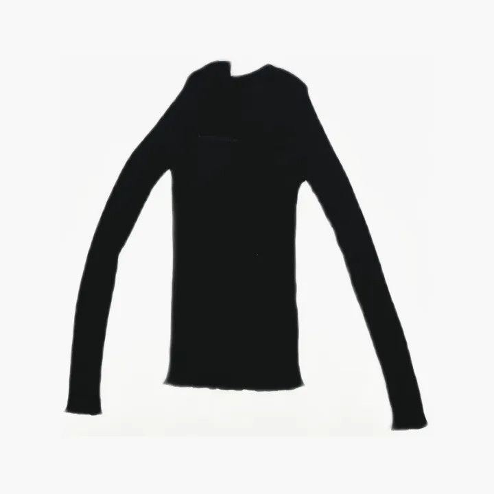 Miu Miu Miu Miu Black Long Sleeve Cashmere Top 0079 Size M / US 6-8 / IT 42-44 - 3 Thumbnail