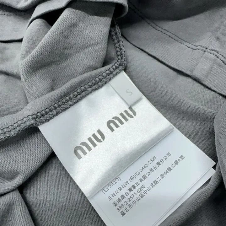 Miu Miu Miu Miu FW24 Color Block Long Sleeve T-Shirt 0079 Size S / US 4 / IT 40 - 14 Thumbnail