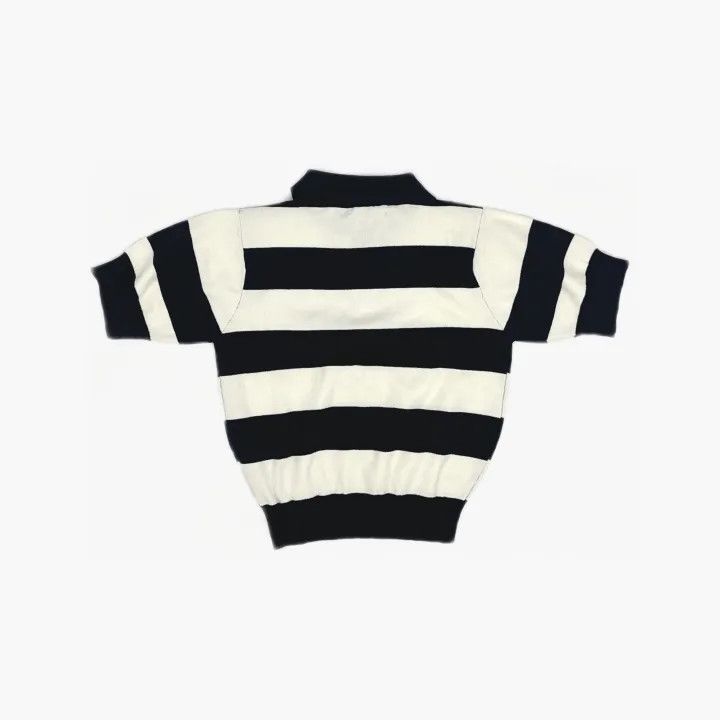 Miu Miu Miu Miu Striped Button Polo Shirt for Women 0079 Size M / US 6-8 / IT 42-44 - 3 Thumbnail