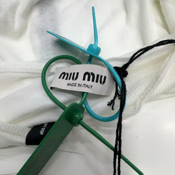 Miu Miu Miu Miu SS23 Long Sleeve Knit Dress 0079 Size M / US 6-8 / IT 42-44 - 3 Thumbnail