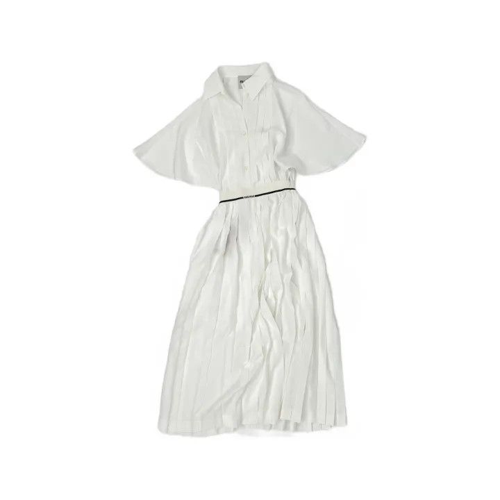 Miu Miu Miu Miu White Short Sleeve Dress 0079 Size S / US 4 / IT 40 - 2 Thumbnail