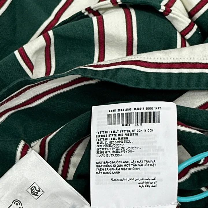 Miu Miu Miu Miu Striped Short Sleeve T-Shirt 0079 Size L / US 10 / IT 46 - 4 Thumbnail