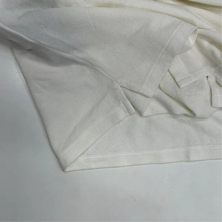 Miu Miu Miu Miu White Logo Embroidered Polo Shirt 0079 Size M / US 6-8 / IT 42-44 - 6 Thumbnail