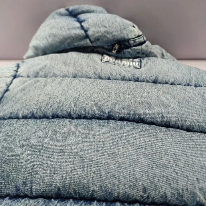 Miu Miu Miu Miu Logo Quilted Denim Hooded Jacket 0079 Size M / US 6-8 / IT 42-44 - 6 Thumbnail