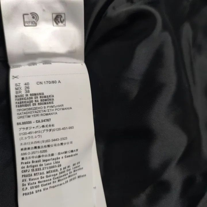 Miu Miu Miu Miu Logo Quilted Denim Hooded Jacket 0079 Size M / US 6-8 / IT 42-44 - 4 Thumbnail