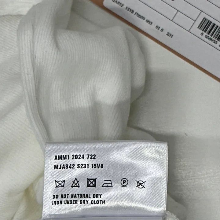 Miu Miu Miu Miu White Long Sleeve Knit Dress 0079 Size M / US 6-8 / IT 42-44 - 3 Thumbnail