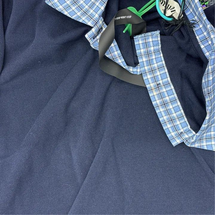 Miu Miu Miu Miu Navy Blue Short Sleeve Polo Shirt 0079 Size M / US 6-8 / IT 42-44 - 5 Thumbnail