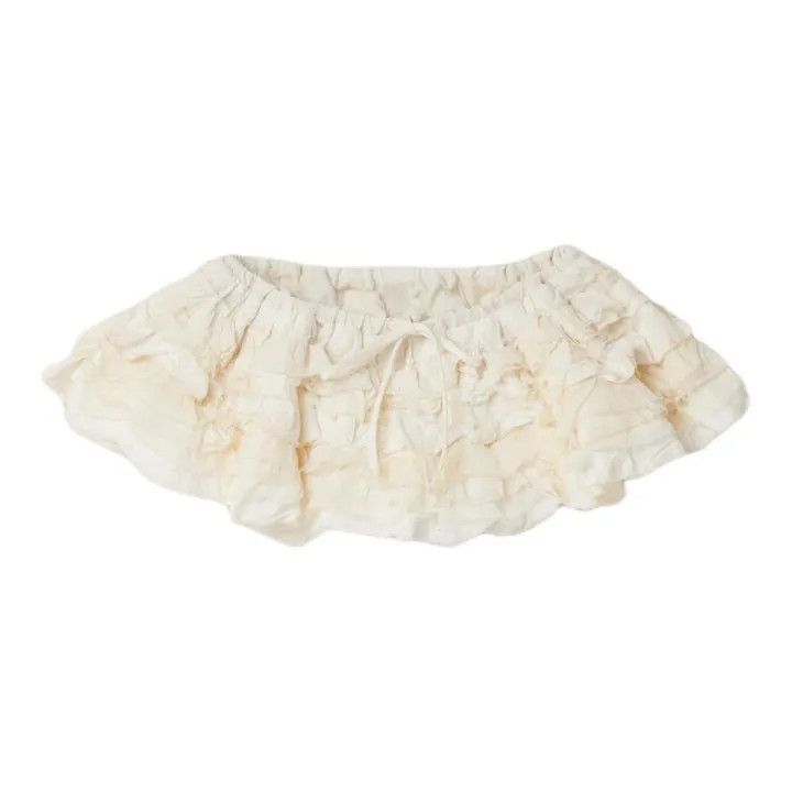Miu Miu Miu Miu Ruffled Mini Casual Skirt for Women 0079 Size 38" / US 16 / IT 52 - 2 Thumbnail