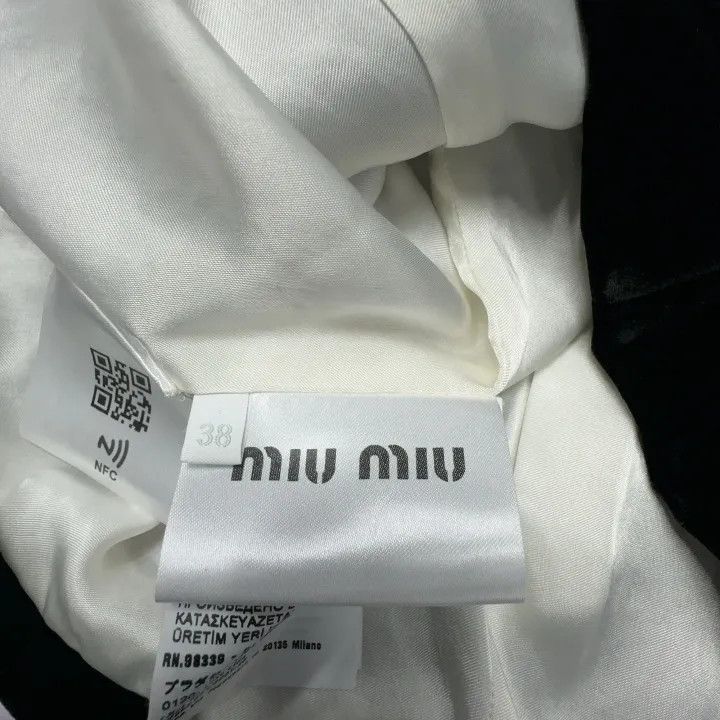Miu Miu Miu Miu Black Lace-Collared Long Sleeve Jacket 0079 Size M / US 6-8 / IT 42-44 - 4 Thumbnail