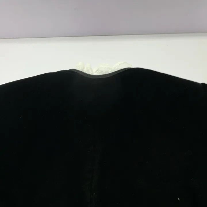 Miu Miu Miu Miu Black Lace-Collared Long Sleeve Jacket 0079 Size M / US 6-8 / IT 42-44 - 7 Thumbnail