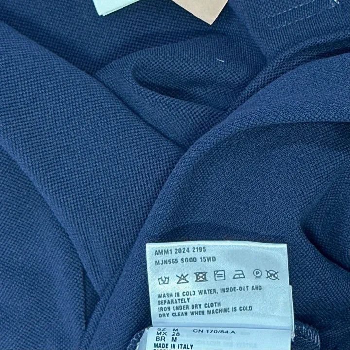 Miu Miu Miu Miu Navy Blue Short Sleeve Polo Shirt 0079 Size M / US 6-8 / IT 42-44 - 3 Thumbnail