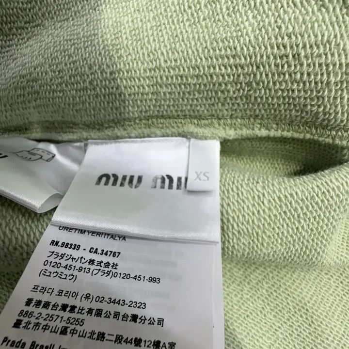 Miu Miu Miu Miu Logo Knit Cardigan for Women 0079 Size XS / US 0-2 / IT 36-38 - 5 Thumbnail