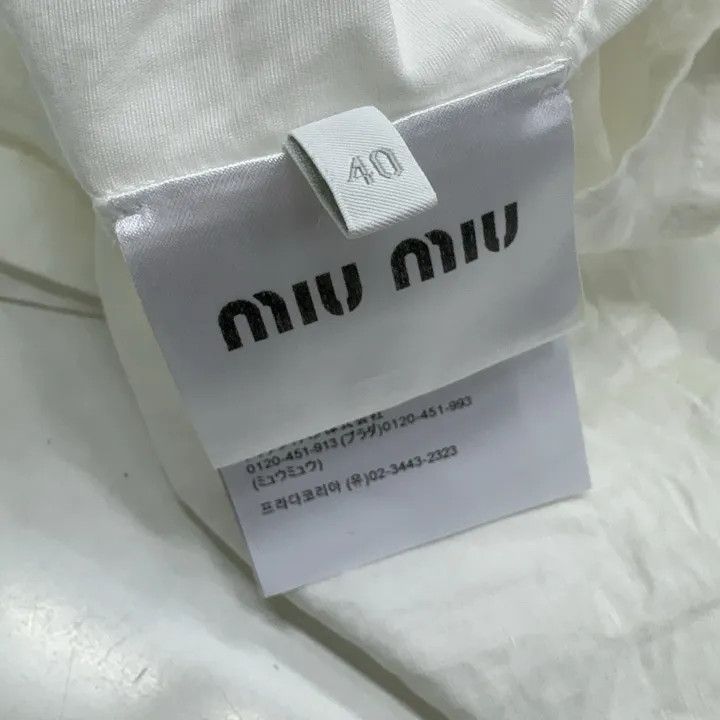 Miu Miu Miu Miu Spring Summer Collection Short Sleeve Shirt 0079 Size M / US 6-8 / IT 42-44 - 5 Thumbnail