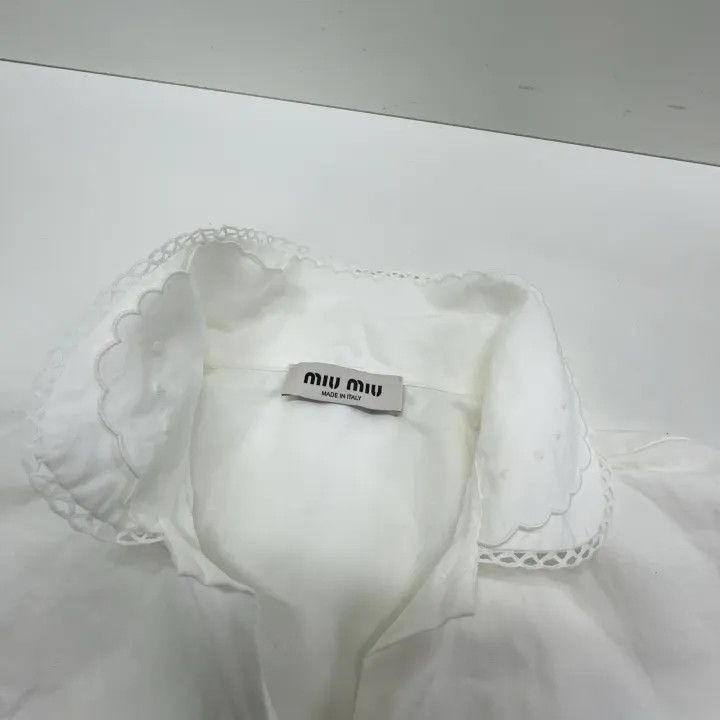 Miu Miu Miu Miu Spring Summer Collection Short Sleeve Shirt 0079 Size M / US 6-8 / IT 42-44 - 7 Thumbnail