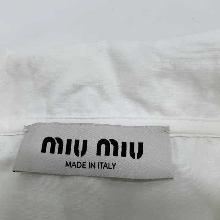 Miu Miu Miu Miu Spring Summer Collection Short Sleeve Shirt 0079 Size M / US 6-8 / IT 42-44 - 4 Thumbnail
