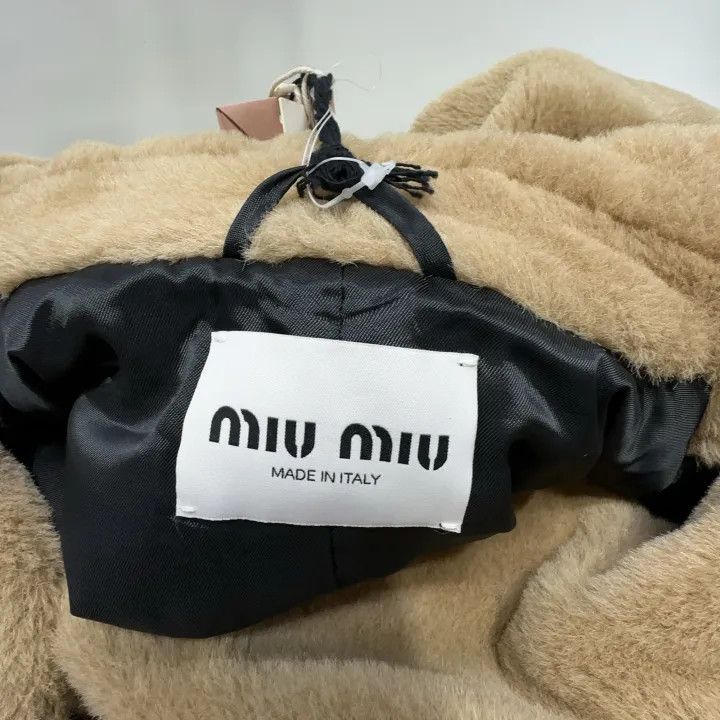 Miu Miu Miu Miu Beige Long Coat with Belt 0079 Size M / US 6-8 / IT 42-44 - 6 Thumbnail
