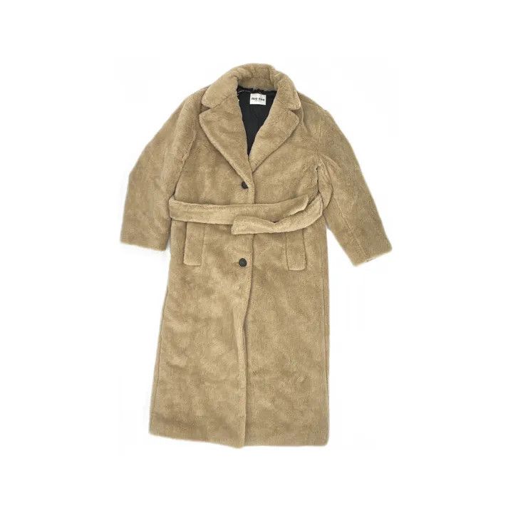 Miu Miu Miu Miu Beige Long Coat with Belt 0079 Size M / US 6-8 / IT 42-44 - 2 Thumbnail