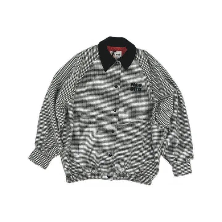 Miu Miu Miu Miu Color Block Checkered Short Jacket 0079 Size S / US 4 / IT 40 - 2 Thumbnail