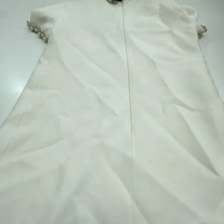 Miu Miu Miu Miu SS22 Mini Dress with Beaded Details 0079 Size S / US 4 / IT 40 - 8 Thumbnail