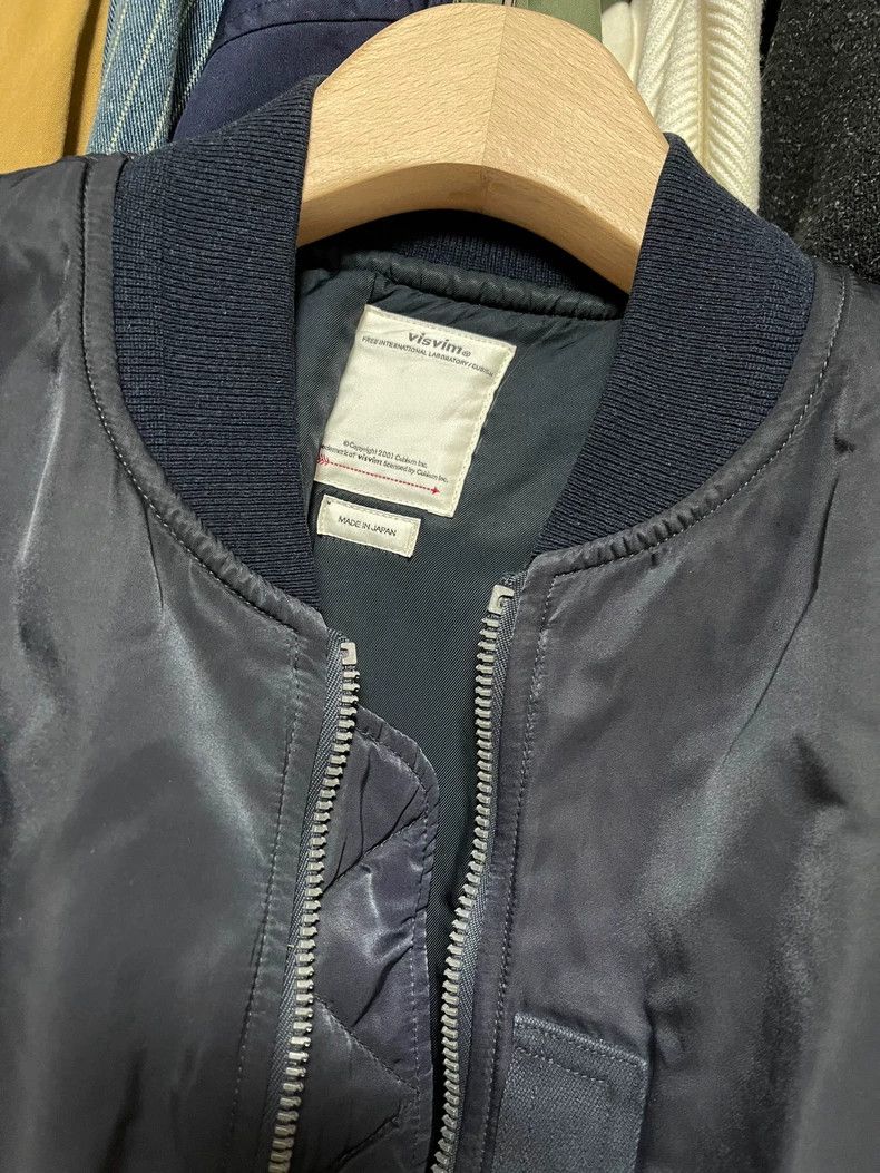Visvim visvim thorson bomber jacket in navy-dmc Size US M / EU 48-50 / 2 - 8 Thumbnail