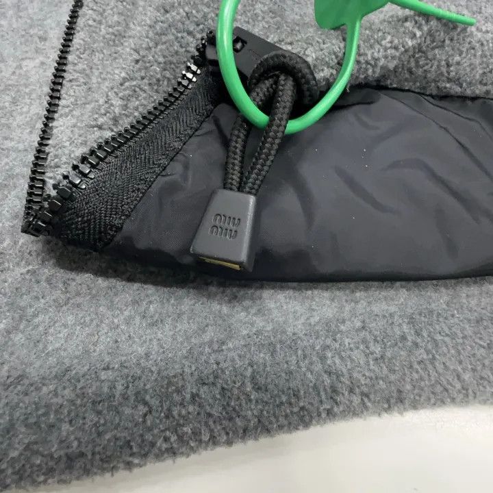 Miu Miu Miu Miu Letter Logo Embroidered Zip Jacket 0079 Size M / US 6-8 / IT 42-44 - 6 Thumbnail