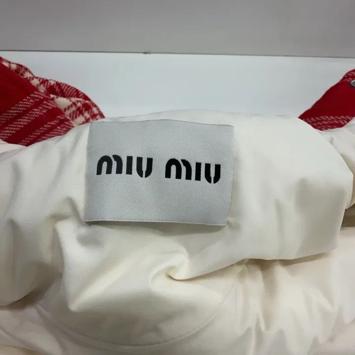 Miu Miu Miu Miu Red Checkered Long Sleeve Shirt 0079 Size M / US 6-8 / IT 42-44 - 7 Thumbnail