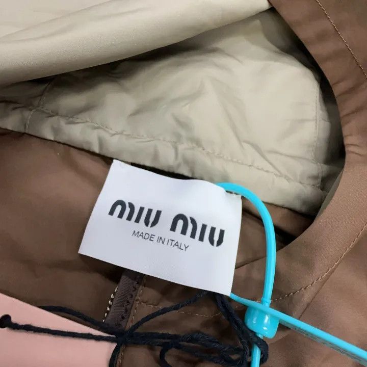 Miu Miu Miu Miu Hooded Jacket with Elastic Cuffs 0079 Size M / US 6-8 / IT 42-44 - 2 Thumbnail