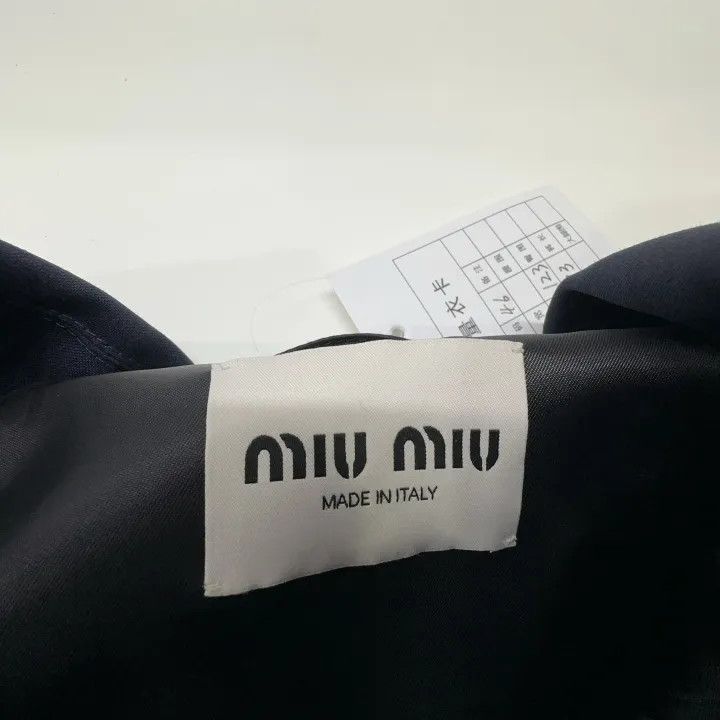 Miu Miu Miu Miu Navy Long Sleeve Zip Jacket 0079 Size L / US 10 / IT 46 - 6 Thumbnail