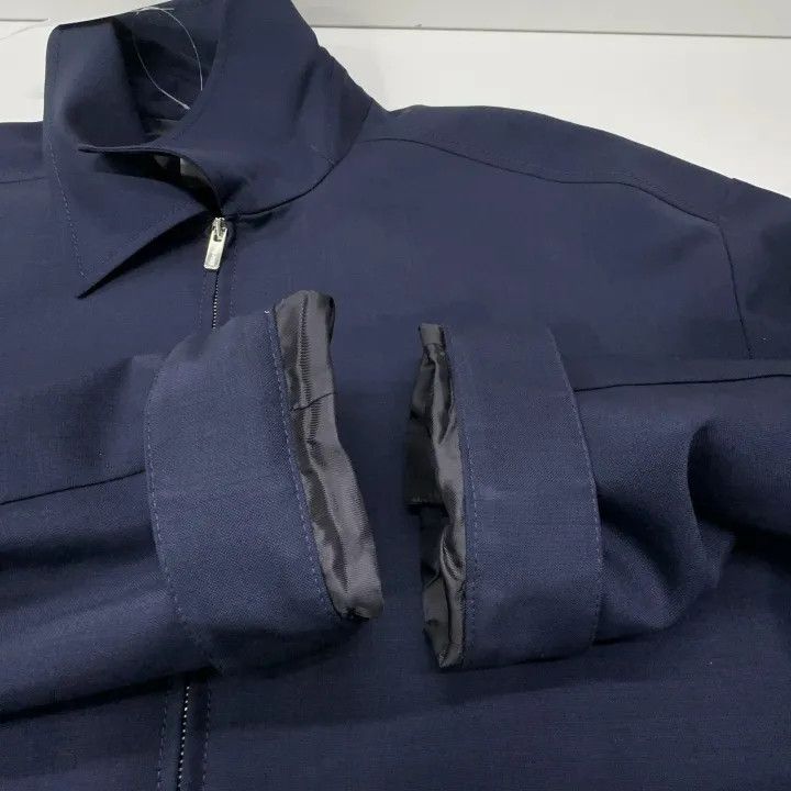 Miu Miu Miu Miu Navy Long Sleeve Zip Jacket 0079 Size L / US 10 / IT 46 - 7 Thumbnail