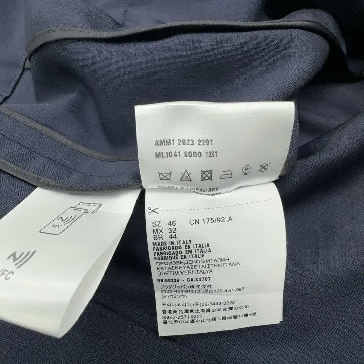 Miu Miu Miu Miu Navy Long Sleeve Zip Jacket 0079 Size L / US 10 / IT 46 - 5 Thumbnail