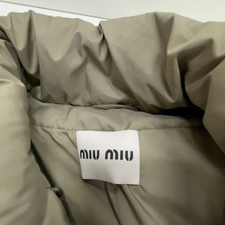 Miu Miu Miu Miu Logo Long Sleeve Puffer Jacket 0079 Size S / US 4 / IT 40 - 6 Thumbnail