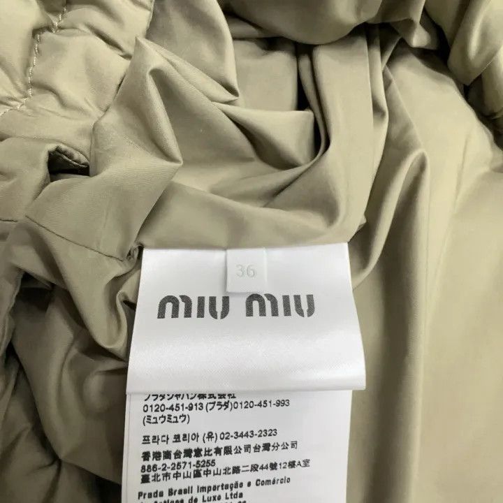 Miu Miu Miu Miu Logo Long Sleeve Puffer Jacket 0079 Size S / US 4 / IT 40 - 4 Thumbnail