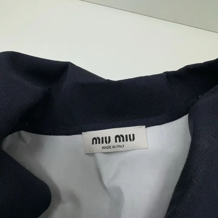 Miu Miu Miu Miu Blue Button-Up Long Sleeve Shirt 0079 Size M / US 6-8 / IT 42-44 - 6 Thumbnail