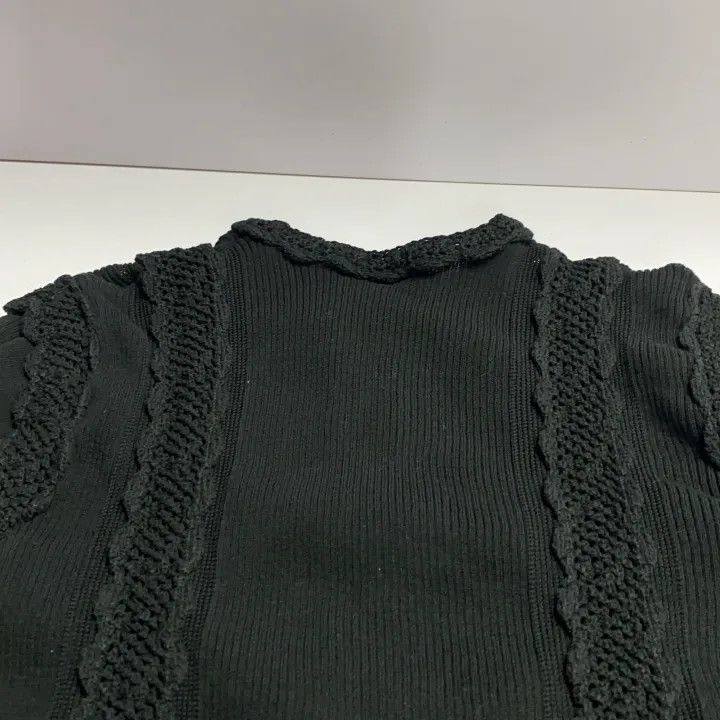 Chanel Chanel Casual Black Knitted Sweater 0079 Size M / US 6-8 / IT 42-44 - 4 Thumbnail