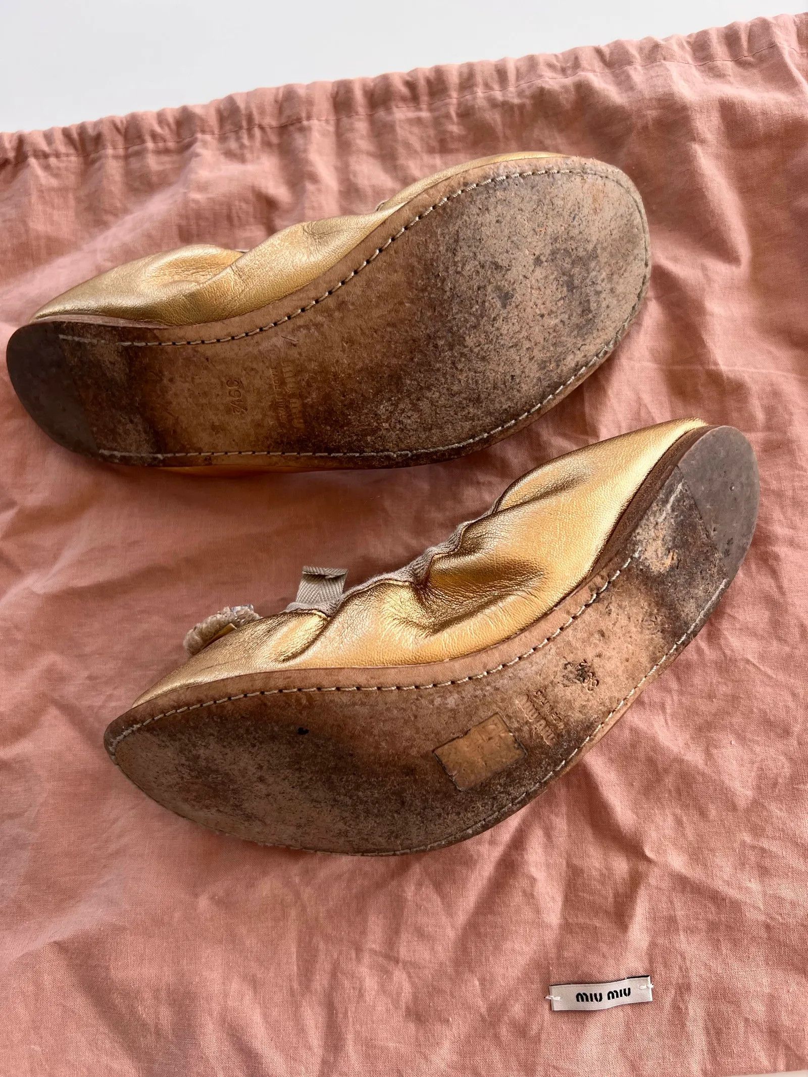 Miu Miu Miu Miu Ballet Flats Size US 9.5 / IT 39.5 - 4 Thumbnail