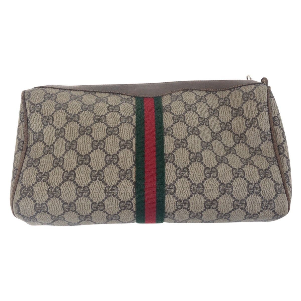 Gucci Gucci Gucci GG Supreme Canvas Clutch Bag Canvas Clutch Bag 0013120470 DUTY FREE for USA Size ONE SIZE - 2 Thumbnail