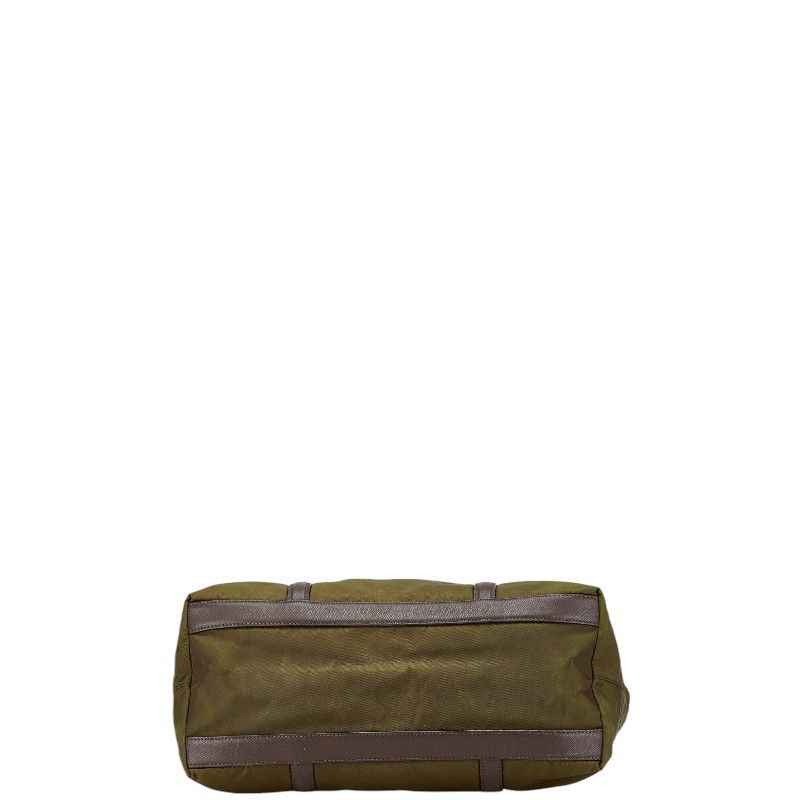 Prada Prada Prada Triangle Logo Plate Nylon Leather 2way Bag Leather Shoulder Bag Size ONE SIZE - 3 Thumbnail